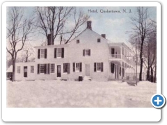Quakertown - The Franklin House on a Snowy day  - 1910