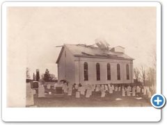 Readington - The Reformed Church - Cyclone Damage - 1905