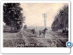 Ringoes - View of York Road - 1910