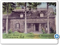 Ringoes - The Lafayette House - The oldest house in Eingoes - c 1910