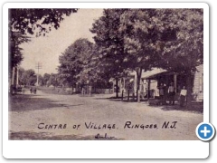 Ringoes - Main Street at the Center of town - c 1910