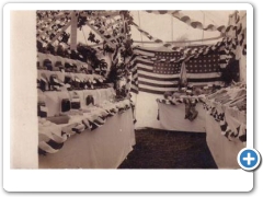 Sergeantsville - Fair prize tent interior - Possibly at the Grange Fair - 1908
