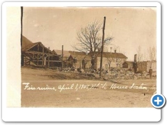 White House Station - Ruins after a fire - April 1, 1907 - 1907