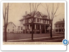 White House Station - Morris Cook's residence - 1908