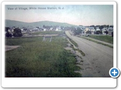 White House Station - A wide view of the village - 1907