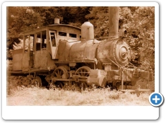 White House - A Steam Engine in the woods - c 1910