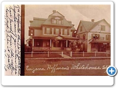 White House Station - Eugene Hoffman House with the Post Office and Store - c 1907