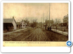 White House Station - Main Street looking South - 1914