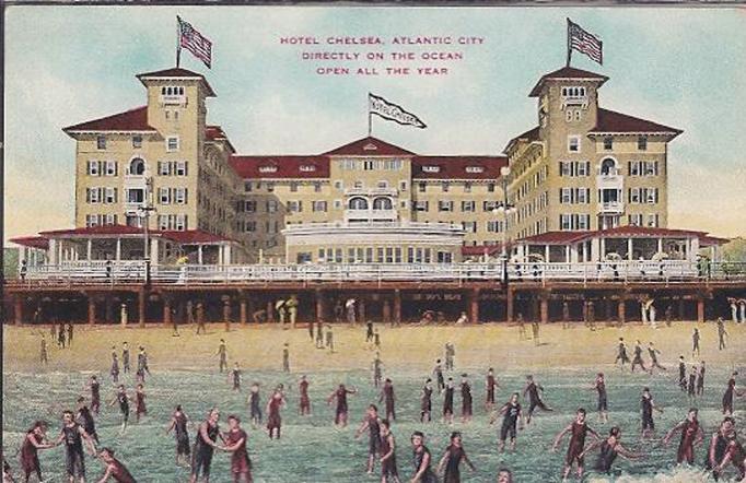 Atlantic City - A view of the Hotel Chelsea