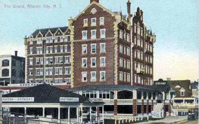 Atlantic City - A view of the Hotel Strand