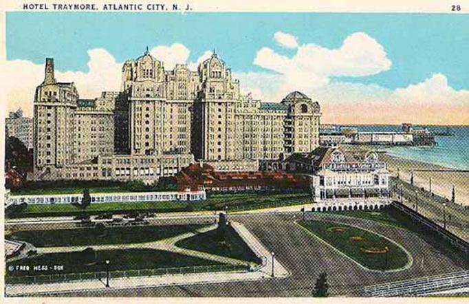 Atlantic City - A view of the Traymore