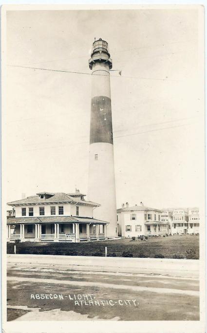 Atlantic City - Absecon Light House - AC is built on Absecon Island - early twentieth century