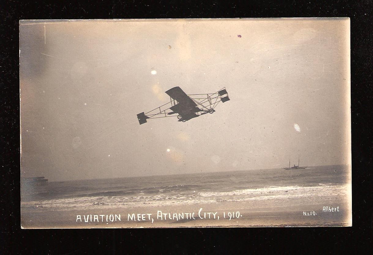 Atlantic City - Aviation Meet - Over the water - 1910