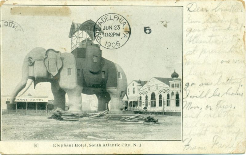 Atlantic City - Elephant Hotel - 1906