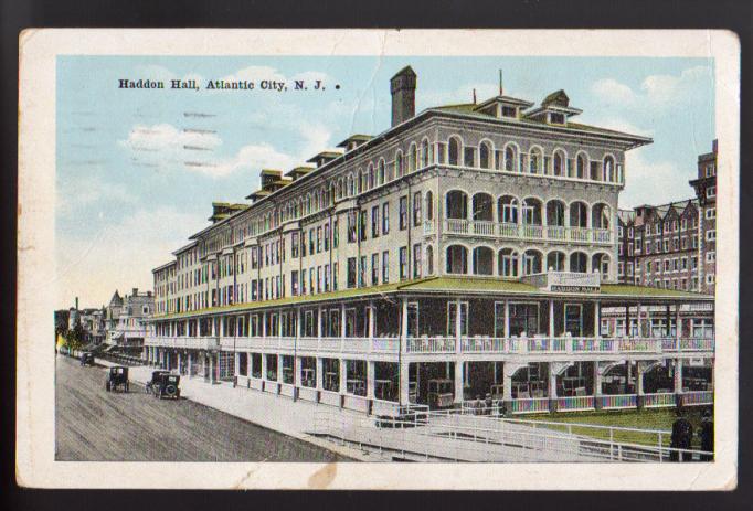 Atlantic City - Haddon Hall - 1919
