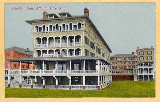 Atlantic City - Haddon Hall - Early view - c 1910