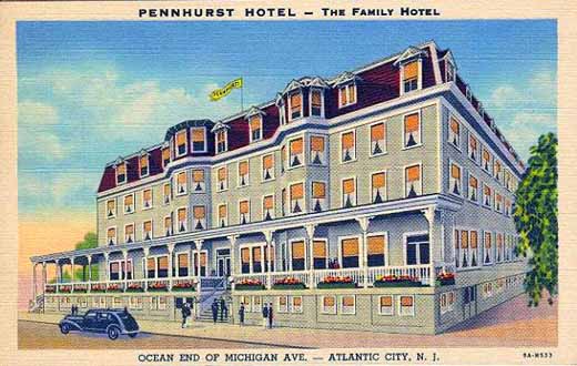 Atlantic City - Hotel Penn-Atlantic view
