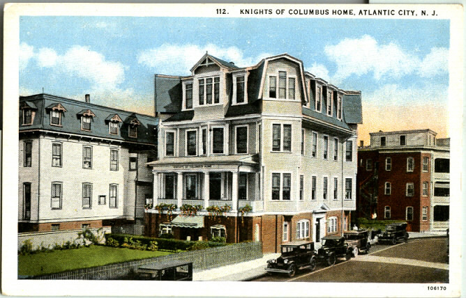 Atlantic City - Knights of Columbus Home - 1926