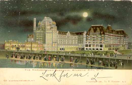Atlantic City - Marlborough Blenheim at night 1906