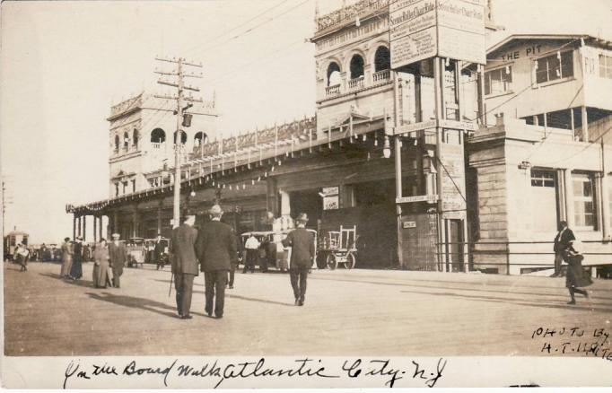 Atlantic City - Million Dollar Pier and Boardwalk - c 1910