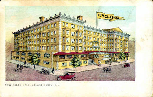 Atlantic City - New Galen Hall - c 1910