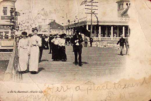 Atlantic City - On the Boardwalk - 1905