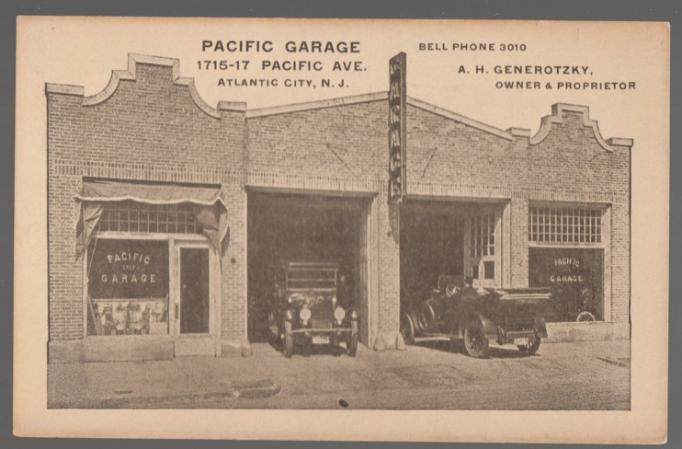 Atlantic City - Pacific Garage - 1910s-20s
