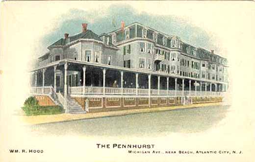 Atlantic City - Pennhurst Hotel - 1910s