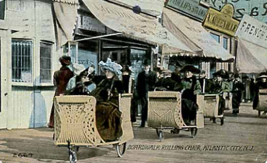 Atlantic City - Rolling Chairs - 1911