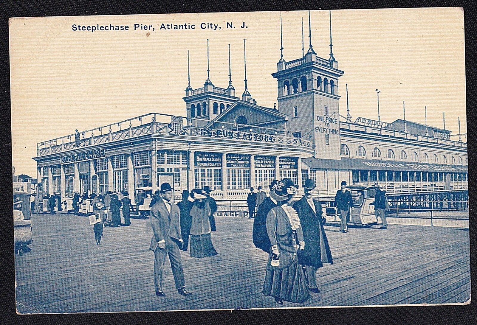 Atlantic City - Steeplechase Pier and strollers - 1911