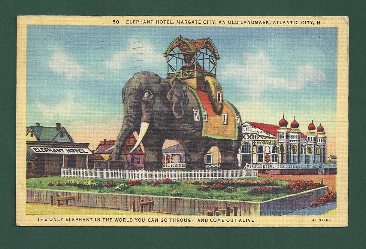 Atlantic City - The Elephant Hotel - Featuring Lucy the Elephant - c 1910