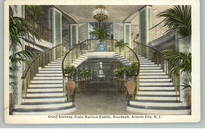 Atlantic City - The Grand Syairway at the Crane National Exhibit - 1910
