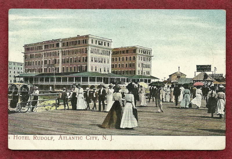 Atlantic City - The Hotel Rudolf and the Boardwalk