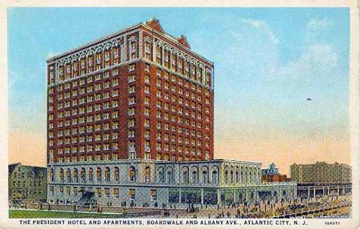 Atlantic City - The President Hotel and Apartments