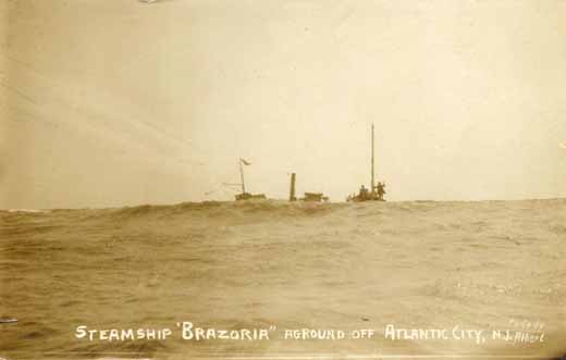 Atlantic City - The wreck of the Brazoria - 1909