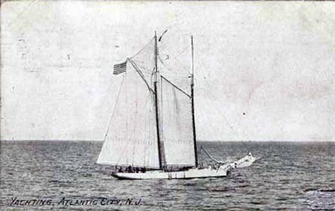 Atlantic City - Yachting - c 1910
