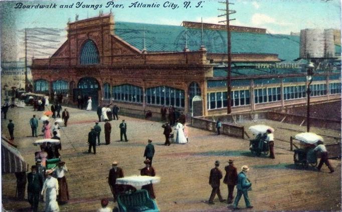 Atlantic City - Youngs Pier - 1908