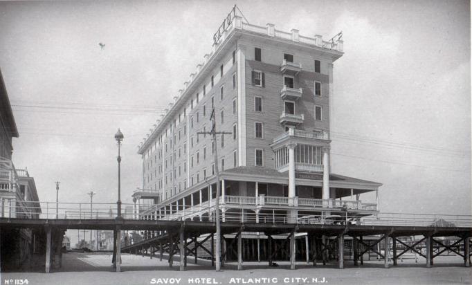Atlantic City Savoy Hotel - c 1910s