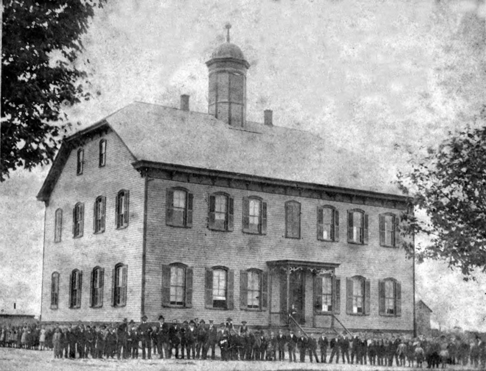 Egg Harbor City - An early view of the Pike School - Late 19th century