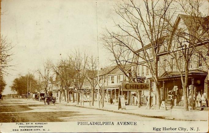 Egg Harbor City - Atlantic City - Philadelphia Avenue - c 1910