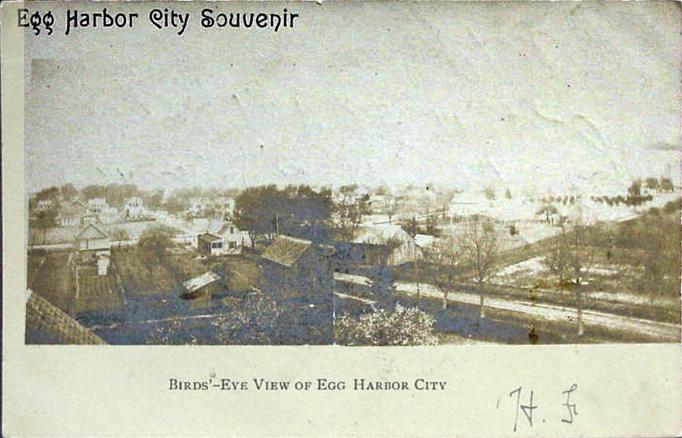 Egg Harbor City - Birds eye view of part of the town - 1905 copy