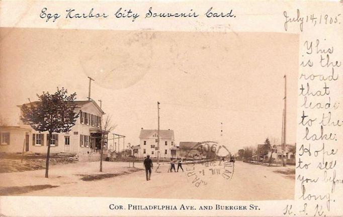 Egg Harbor City - Philadelphia Avenue and Buerger Street - 1905