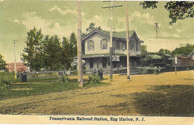 Egg Harbor City - Railroad Station - 1910