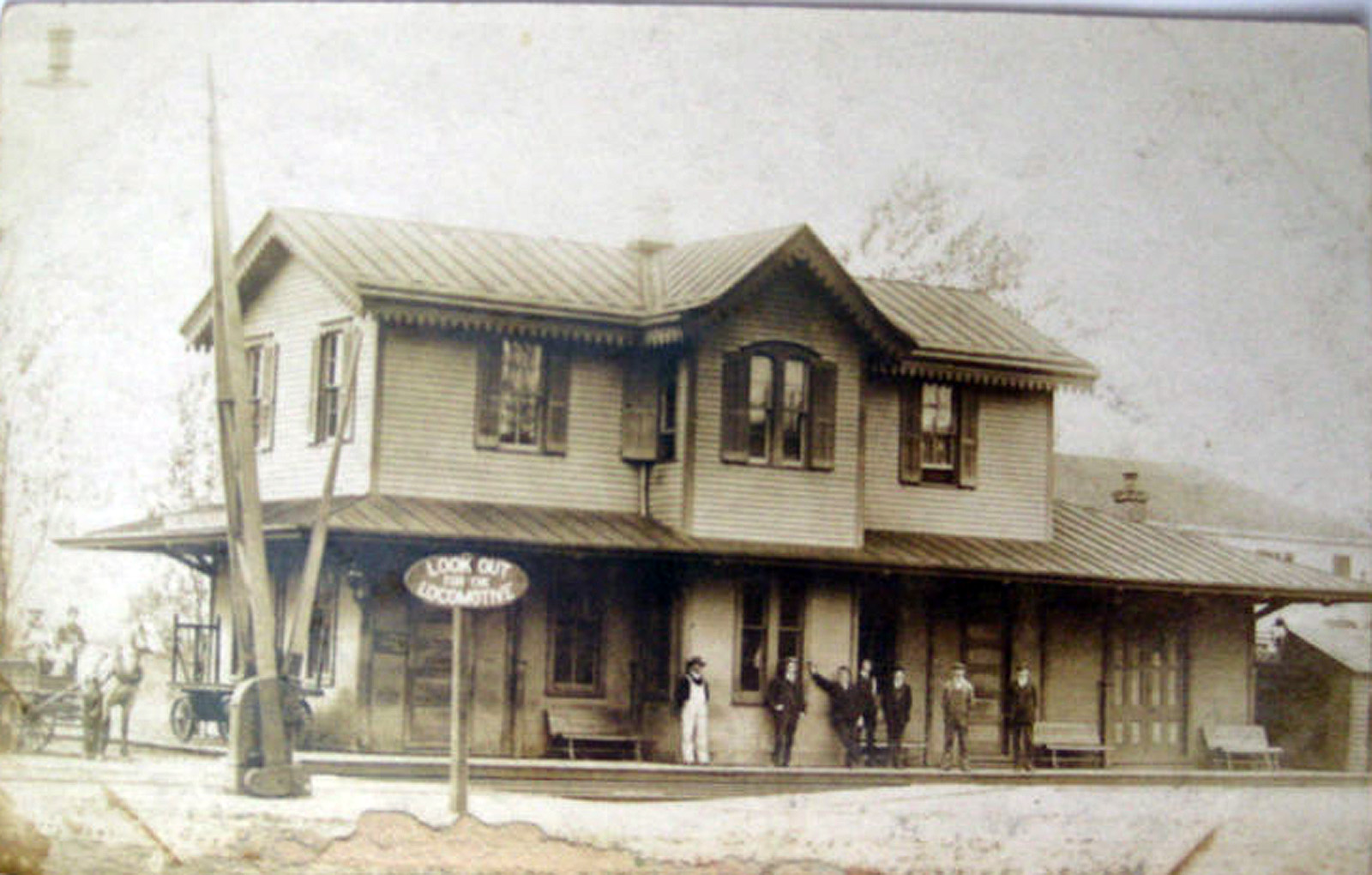 Egg Harbor City - Railroad Station - around 1910 copy