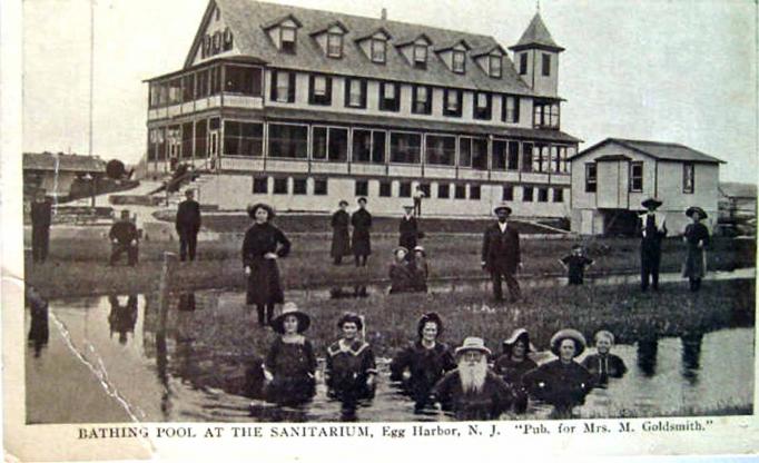 Egg Harbor City - The Bathing Pool at The Sanitarium - 1915
