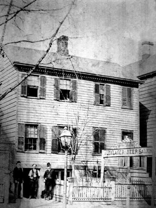 Egg Harbor City - The Ratskeller  - This building was in the odd-side block of Philadelphia Ave - Today part of Weisbecker's Cleaners stands on this property - c 1910