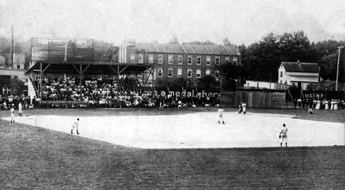 Egg Harbor City - The baseball field in back of Blauwigs Underwear Factory - c 1910