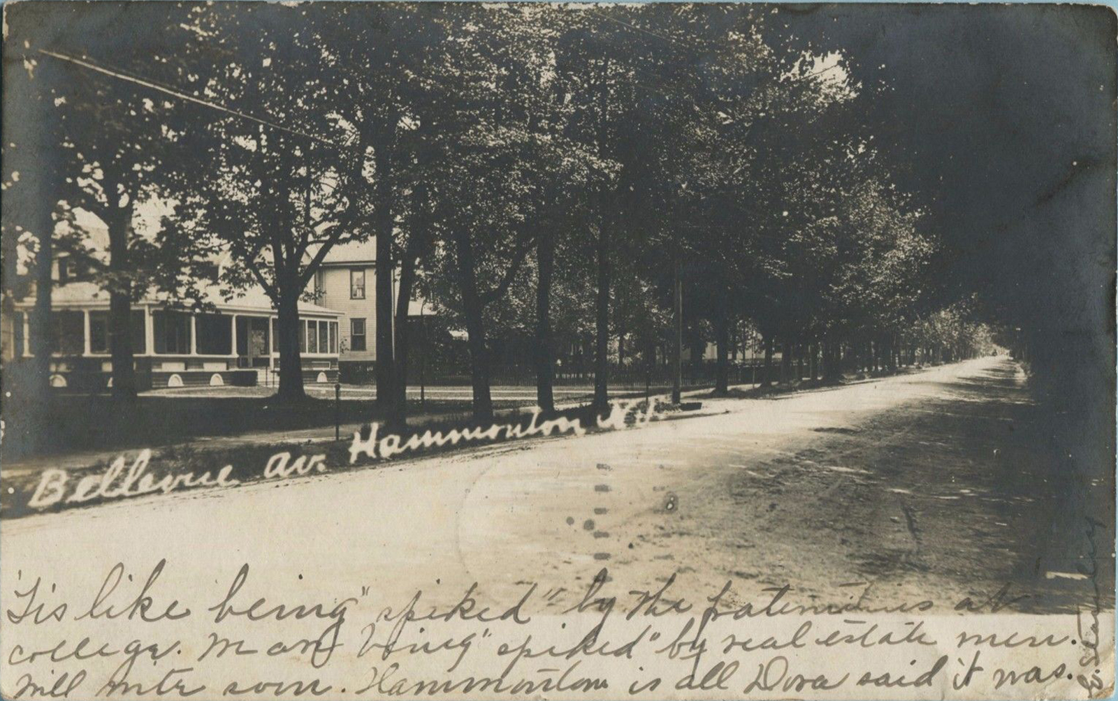 Hammonton - Belleview Avenue- c 1910