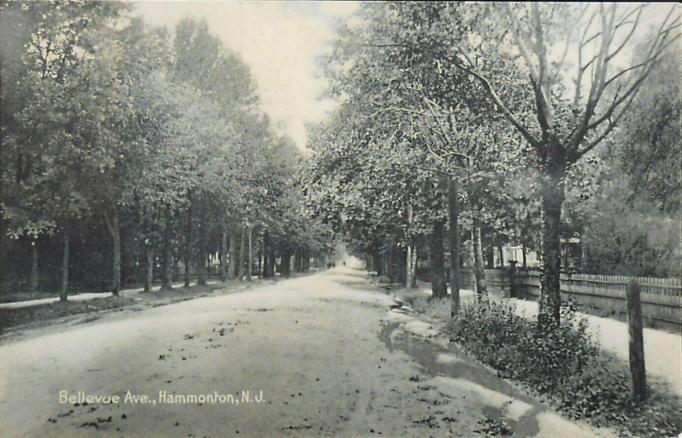 Hammonton - Bellevue Avenue - unpaved - c 1910