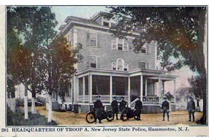 Hammonton - Headquarters of New Jersey State Police Troop A - 1926